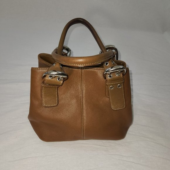 Tignanello Handbags - Vintage Tignanello Since 1989 Brown Leather Handbag Magnetic Closure Exc. Cond.